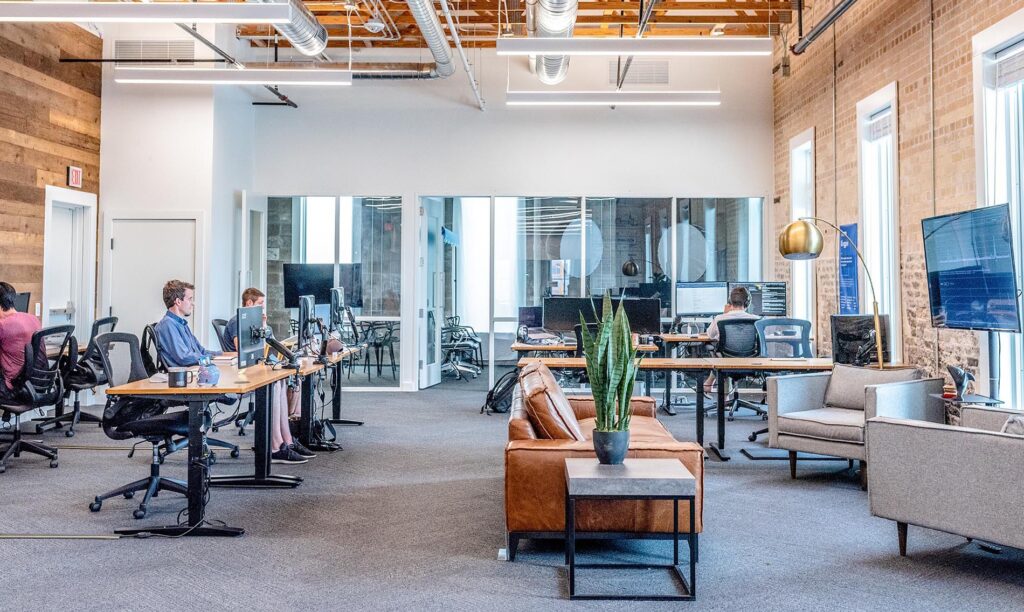 open co-working office space