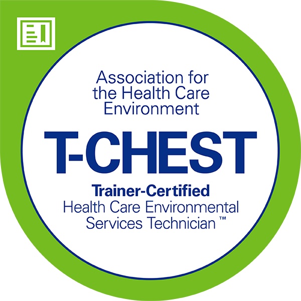 Association for the Health Care Environment T-CHEST Trainer Certification Badge